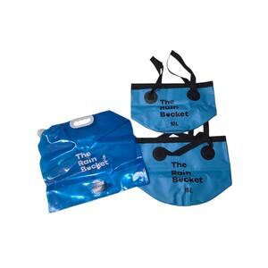 3 pcs Outdoor Camping Foldable Bucket with Handle Waterproof Multifunctional